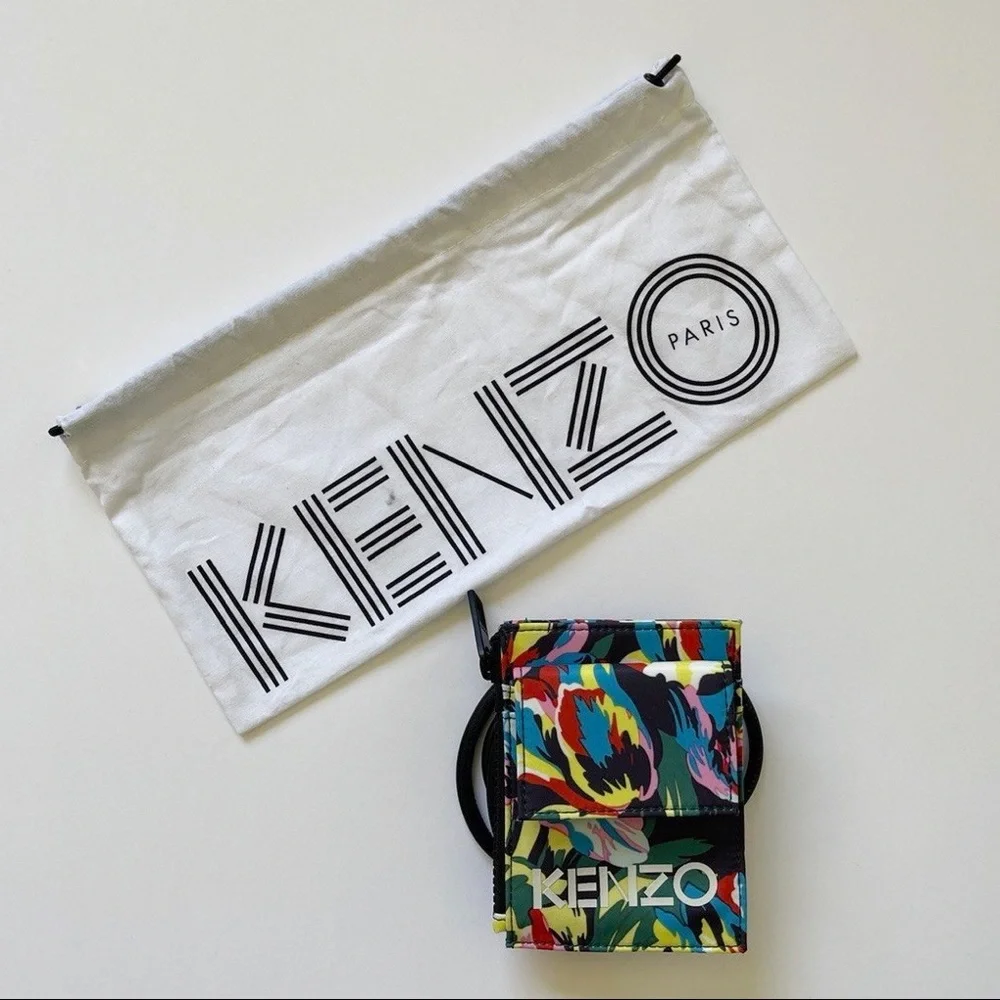 Kenzo X Vans floral-print lanyard pouch wallet